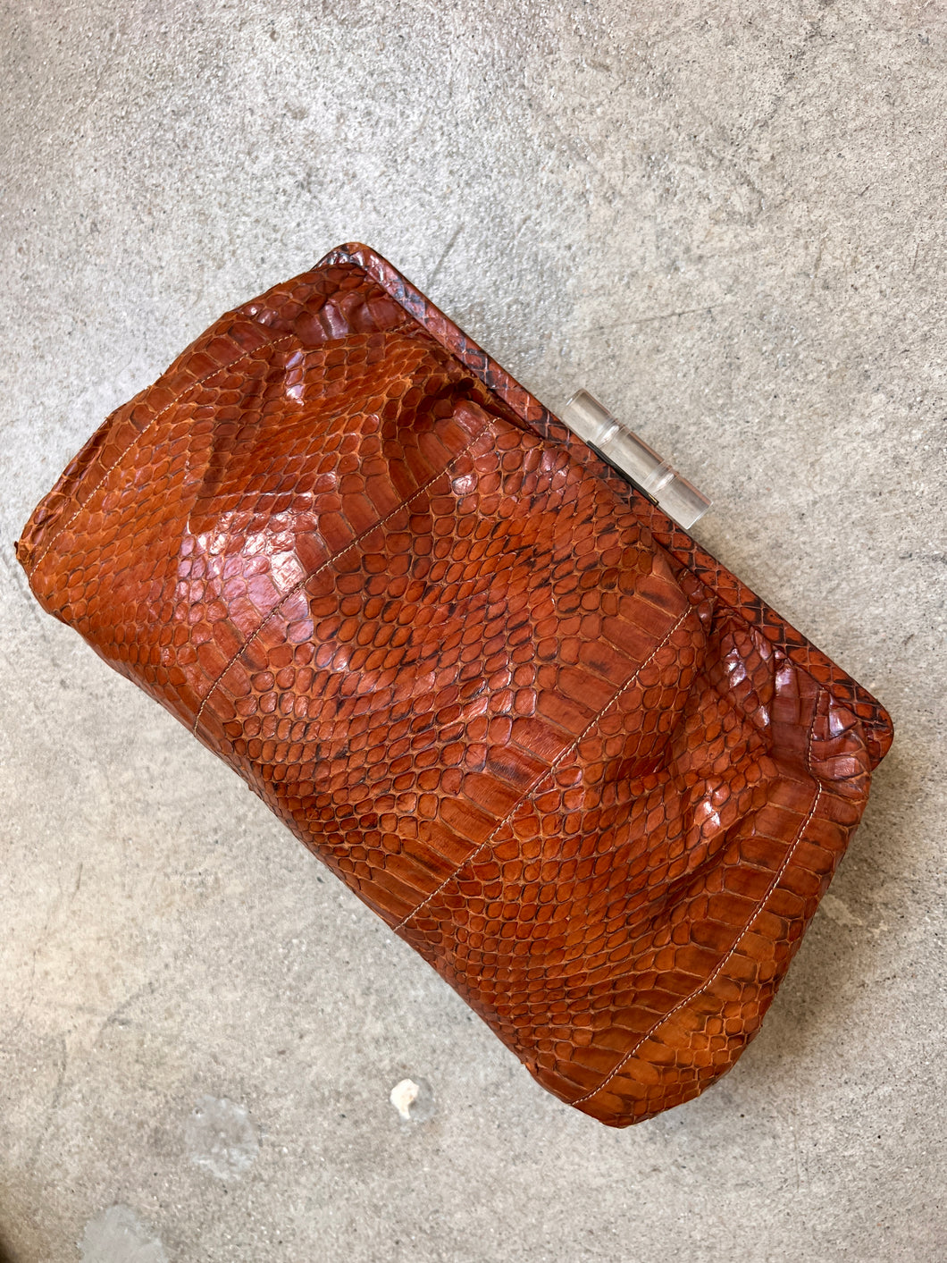 Eel Leather Clutch