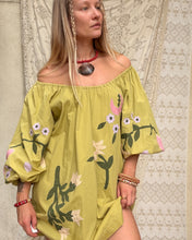 Load image into Gallery viewer, Chartreuse Babydoll Dress
