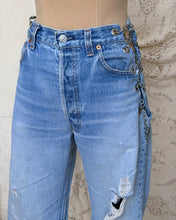 Load image into Gallery viewer, EB Denim Chain Blue Jeans
