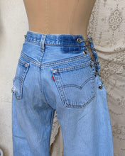 Load image into Gallery viewer, EB Denim Chain Blue Jeans
